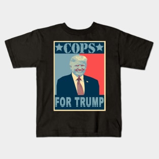 cops for trump Kids T-Shirt